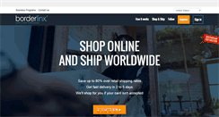 Desktop Screenshot of borderlinx.com